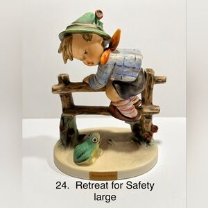 Restreat to safety large Hummel 201/I rare misprint label